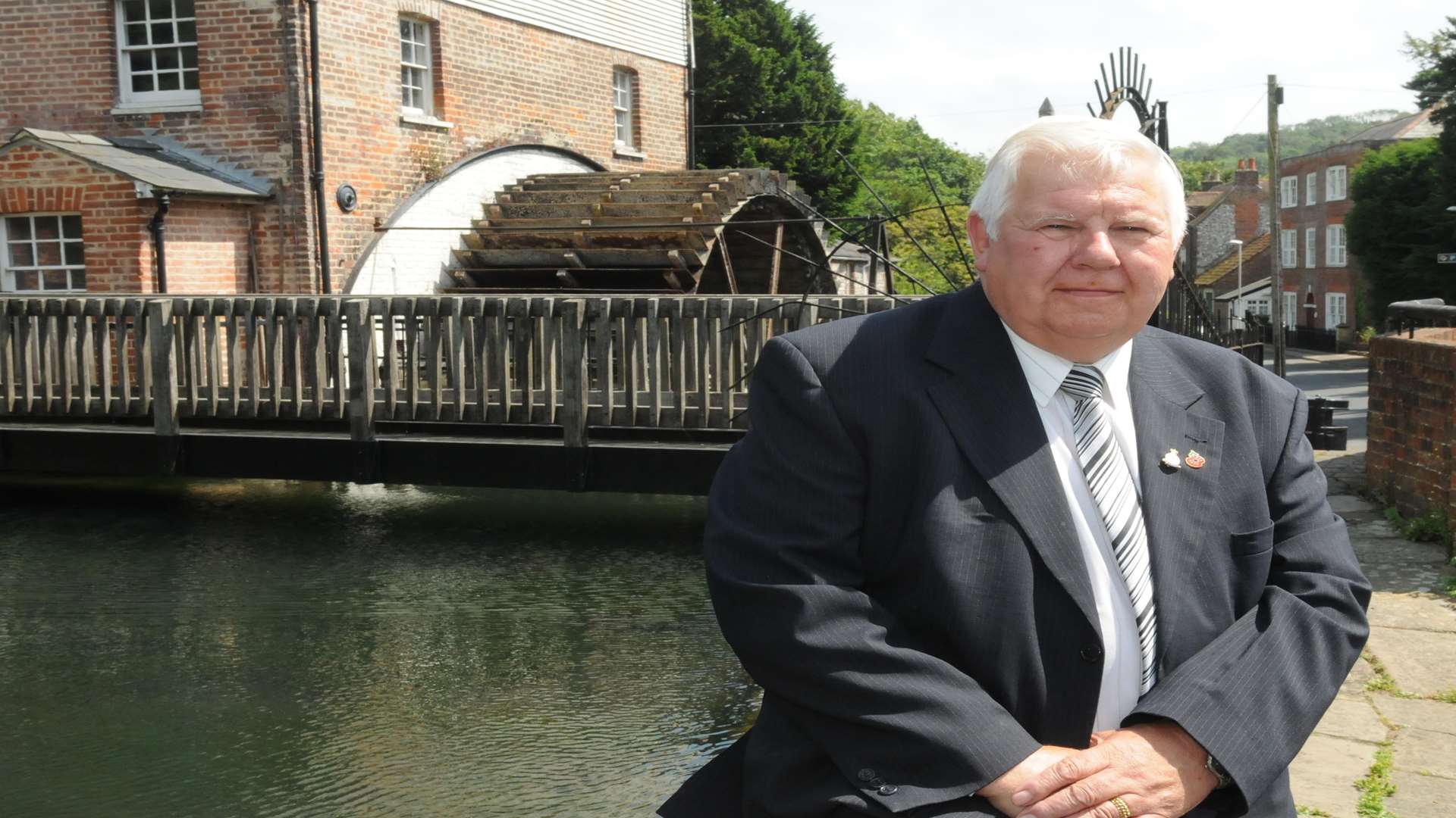 Harry Reid at the Crabble Corn Mill