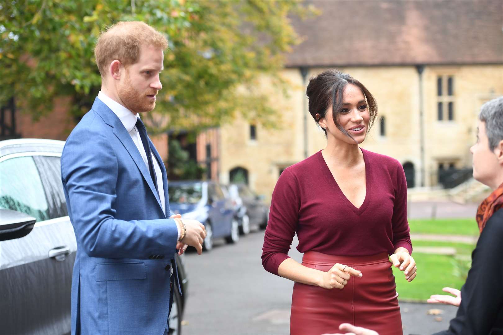 Harry and Meghan have retained roles at the Queen’s Commonwealth Trust (Jeremy Selwyn/Evening Standard/PA)