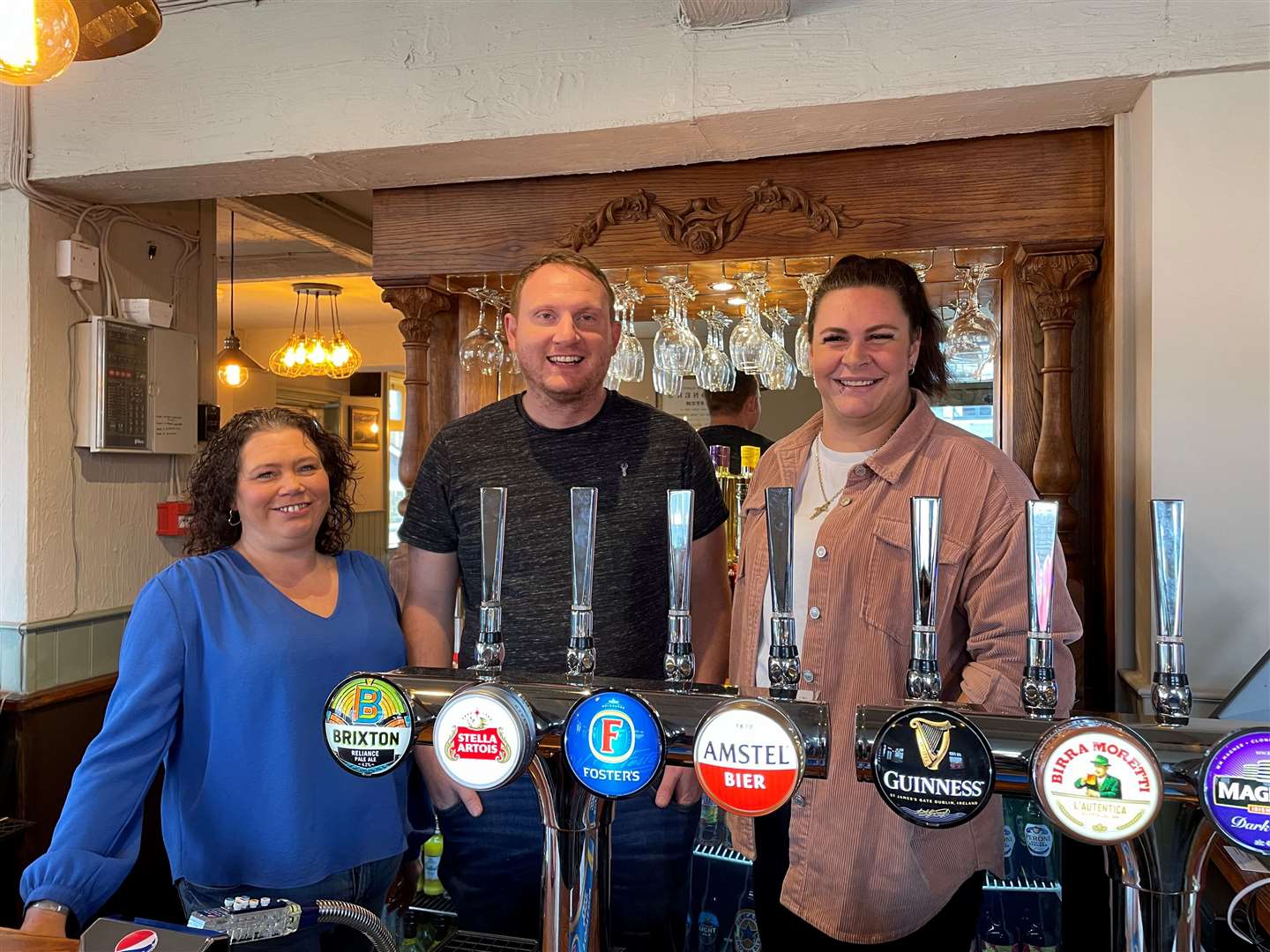 From left: Directors of Vesta Pubs Emma Hawney, Malcolm Collins and Stephanie Cherry