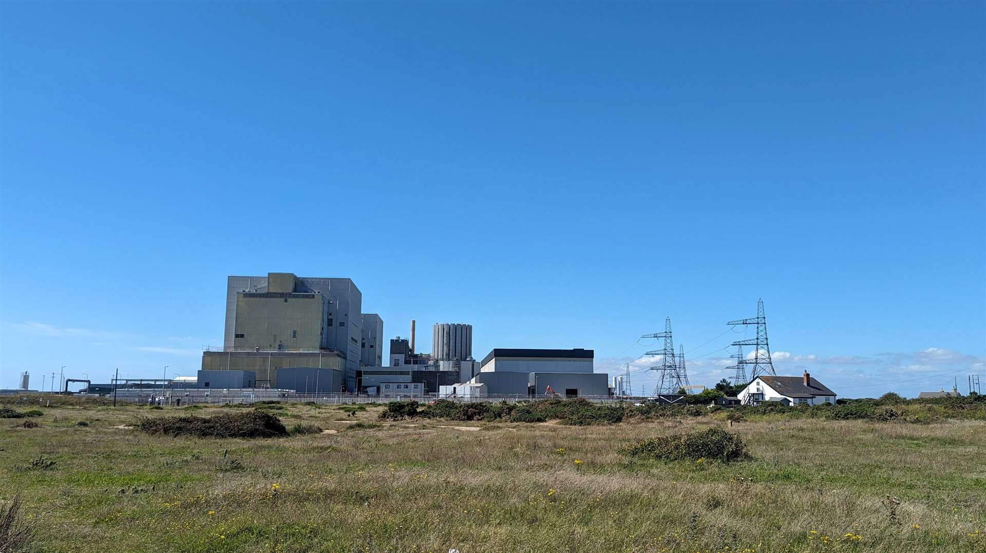 The landmark Dungeness nuclear power station