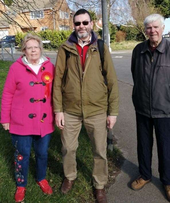 Fant Cllrs Margaret Rose, Paul Harper and Patrick Coates