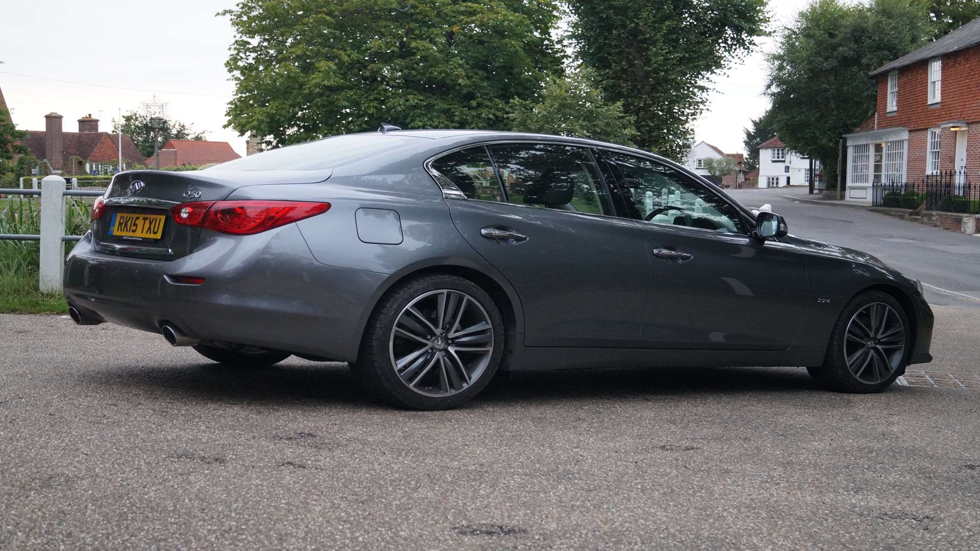 The Infiniti is a rare sight on British Roads