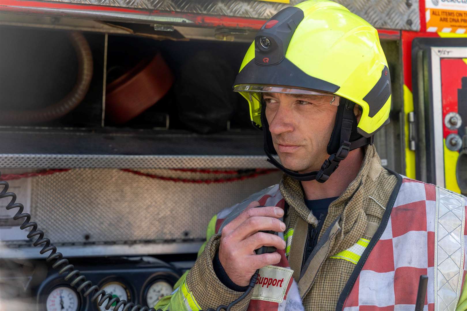 The Kent Fire and Rescue Service responded to a garage blaze this morning. Picture: KFRS