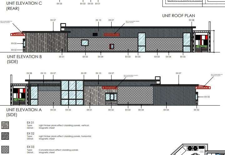 Diagrams showing the restaurant planned for Asda car park in Greenhithe. Image: Dartford council