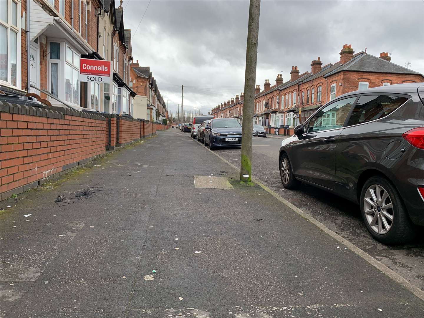 The scene in Shenstone Road, Birmingham, where the attack took place (Richard Vernalls/PA)