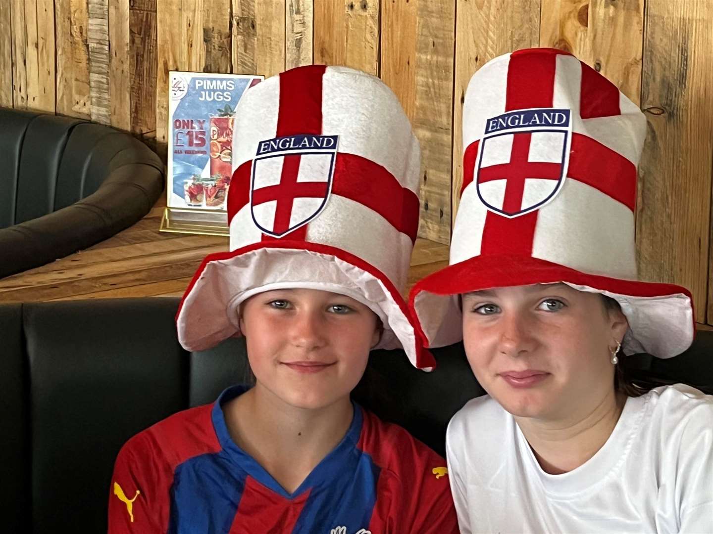 Nancie Robinson and Amelia Crush celebrated the semi-final win at Chatham Town FC