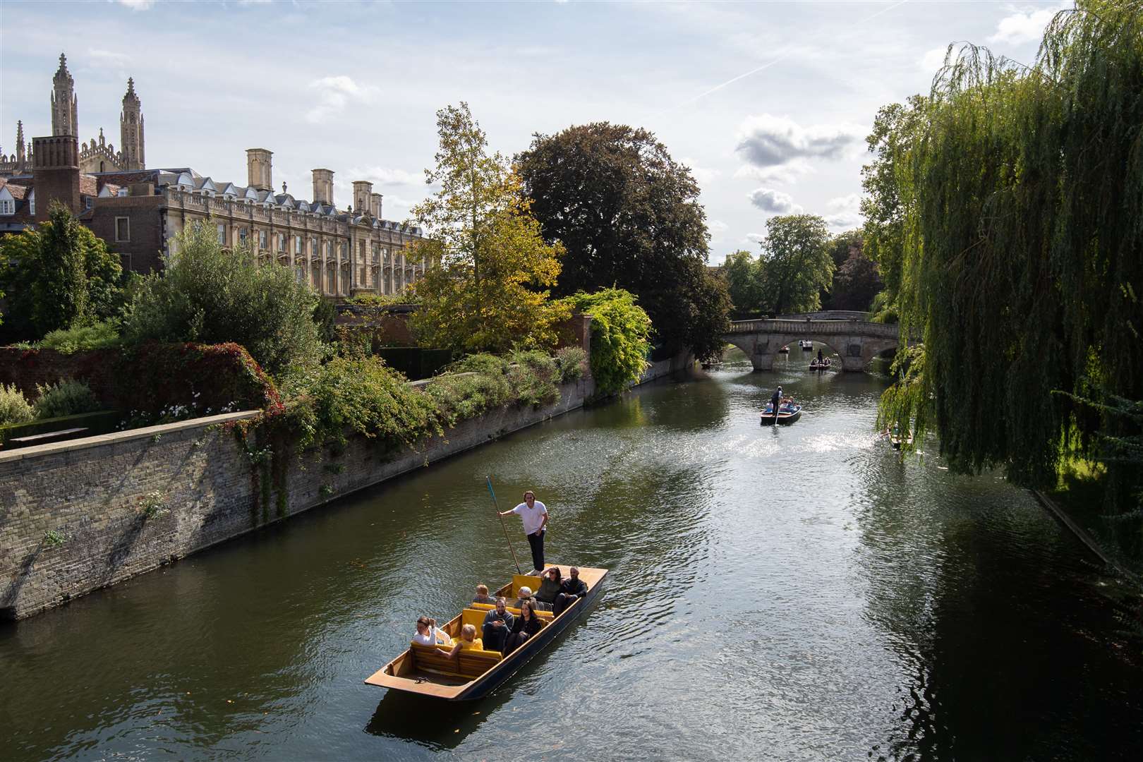 Punting along the Cam (Joe Giddens/PA)