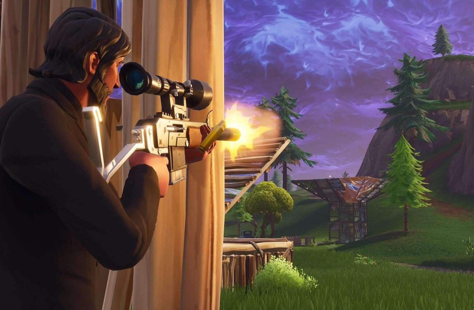 A screenshot from popular video game Fortnite