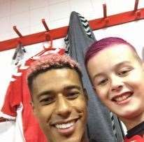 Lyle Taylor and Lewis Kentsley last October.