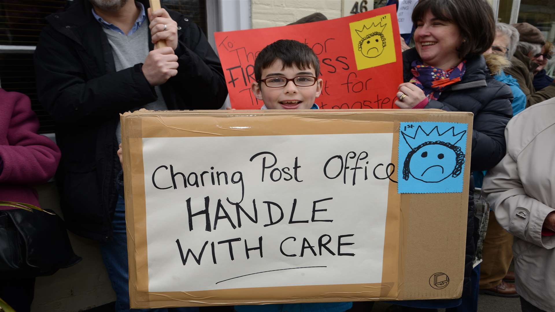 A young protester gets involved