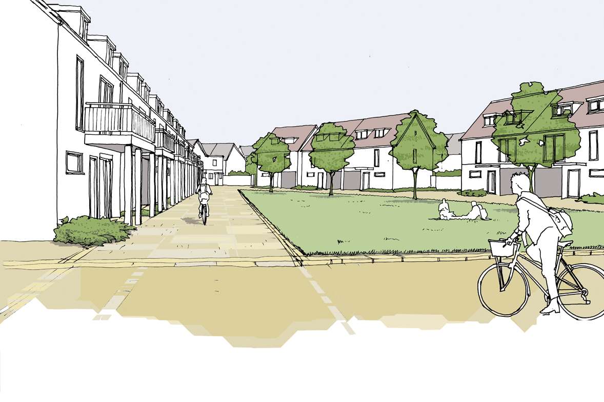 An artist's impression of the development