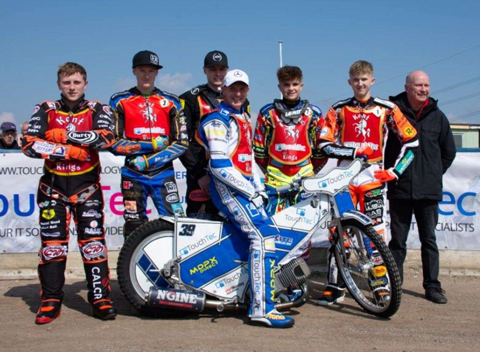 The new-look Kent Kings squad, minus Drew Kemp Picture: Nick Skinner