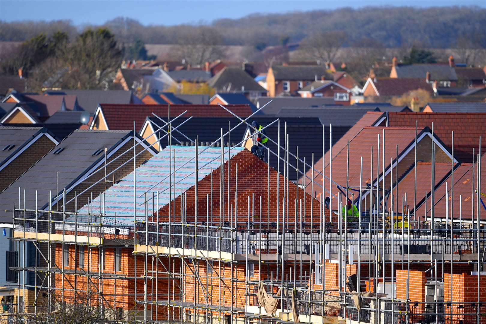 An easing of planning rules is expected in an attempt to boost housebuilding (Joe Giddens/PA)