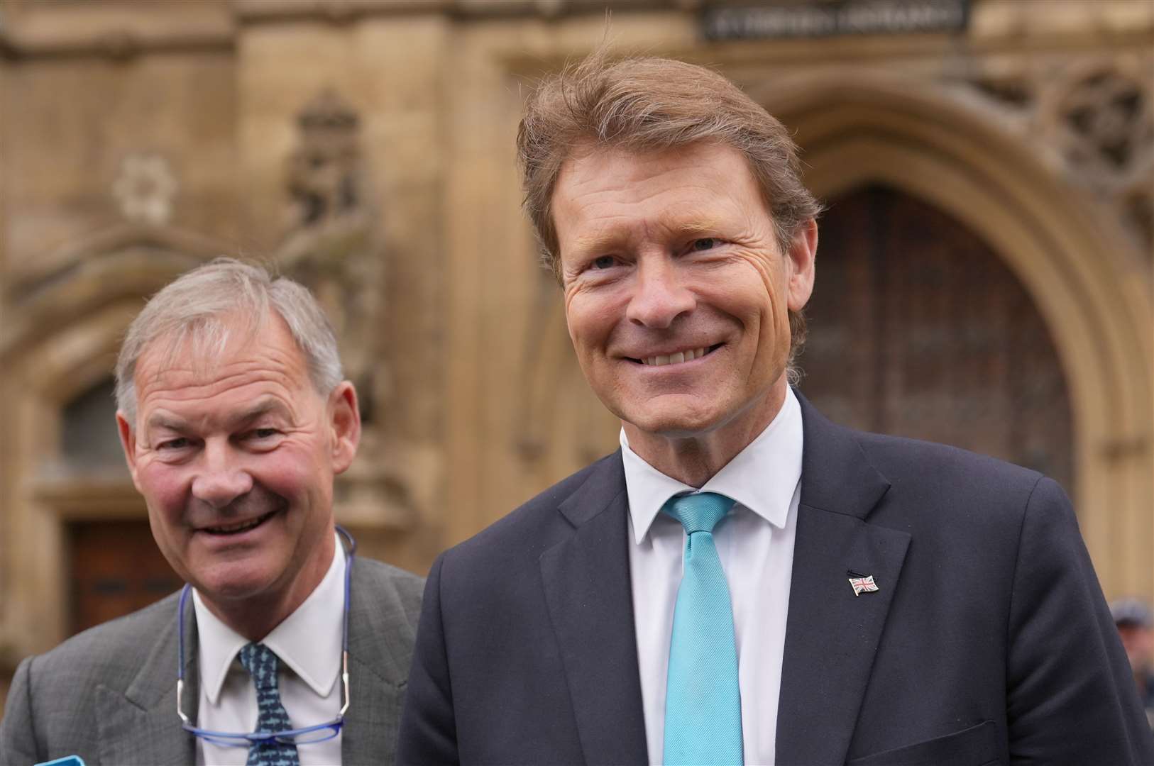 Reform UK MP Rupert Lowe (left) and Reform deputy leader Richard Tice (Maja Smiejkowska/PA)