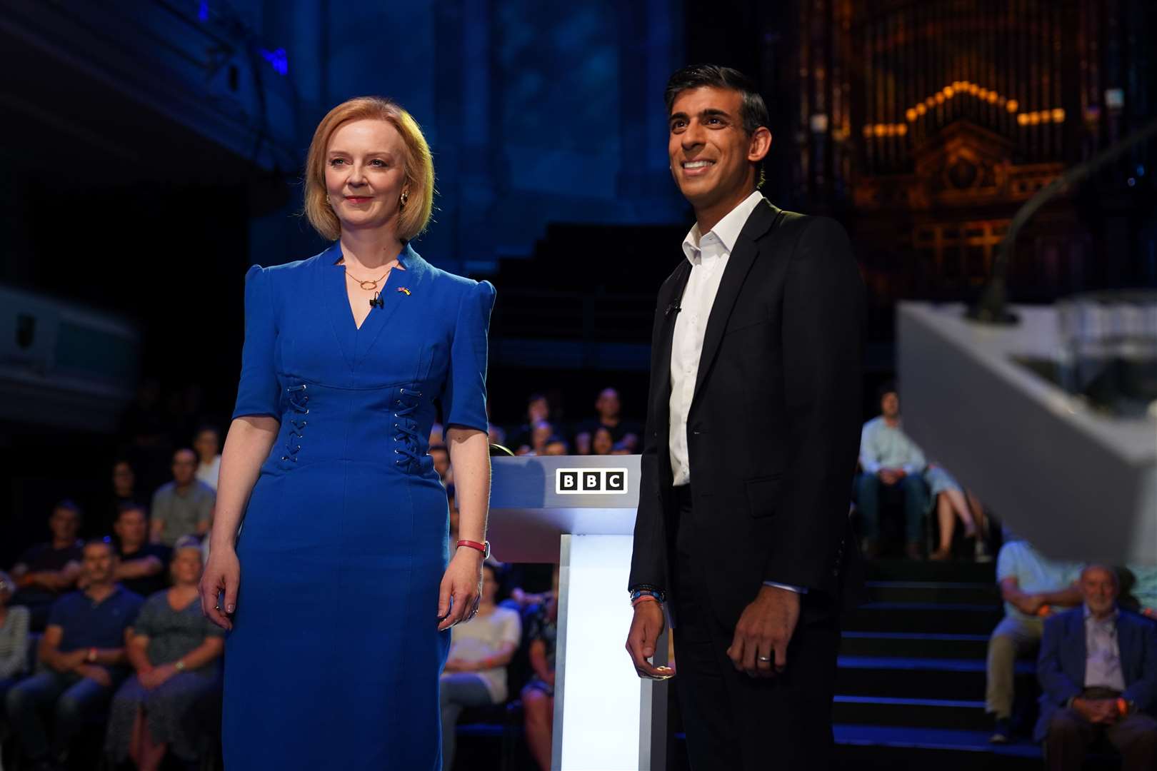 Liz Truss and Rishi Sunak have clashed over tax throughout the leadership contest (Jacob King/PA)