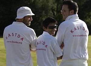 Mike Forsyth - captain, Marek Perera and Jonathon Bishop.