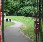 Greyfriars Gardens in Canterbury