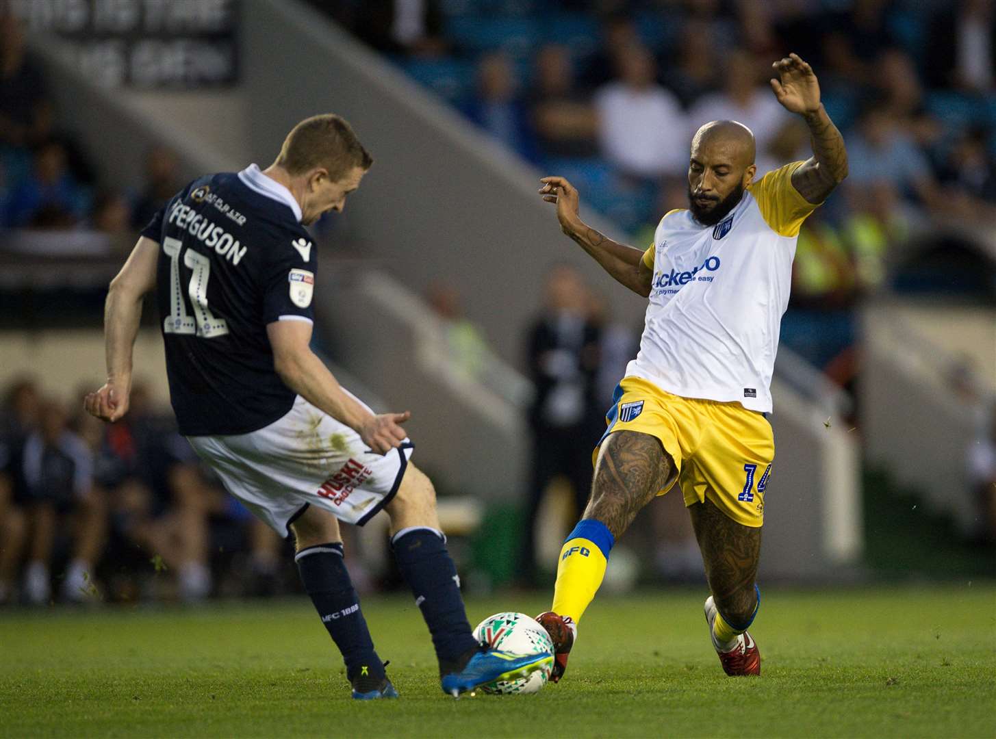 Shane Ferguson has joined Rotherham United from Millwall as they look to make an immediate return to the Championship