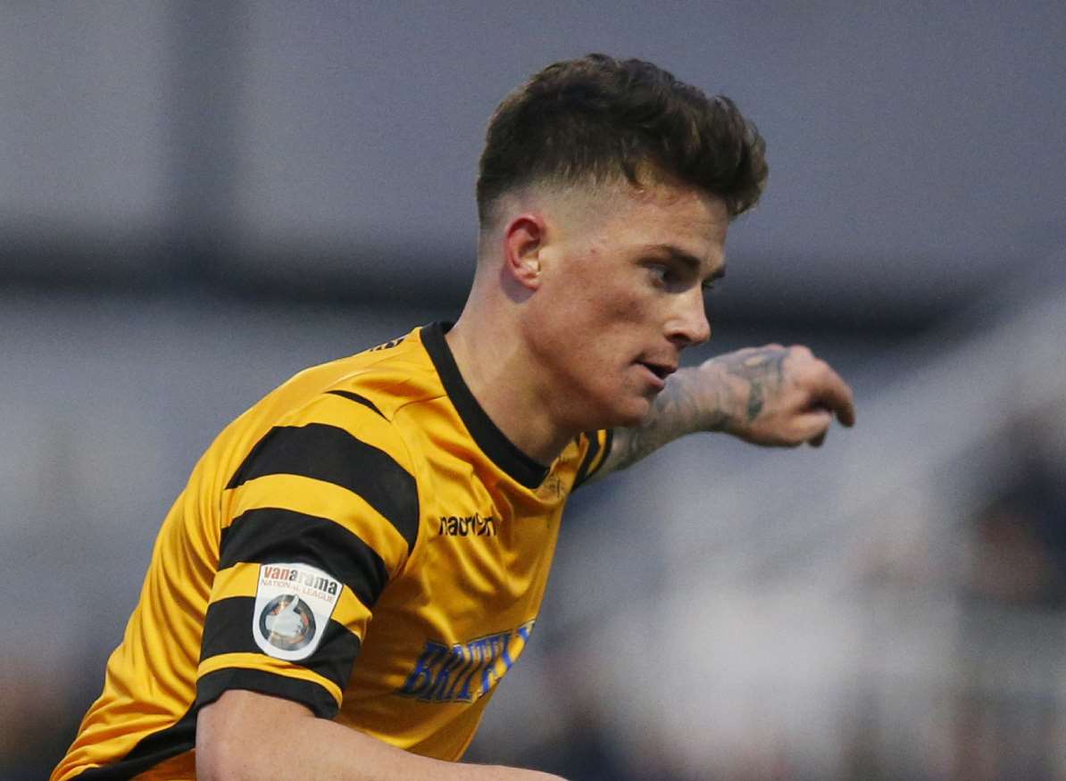 Maidstone midfielder Jack Paxman Picture: Andy Jones