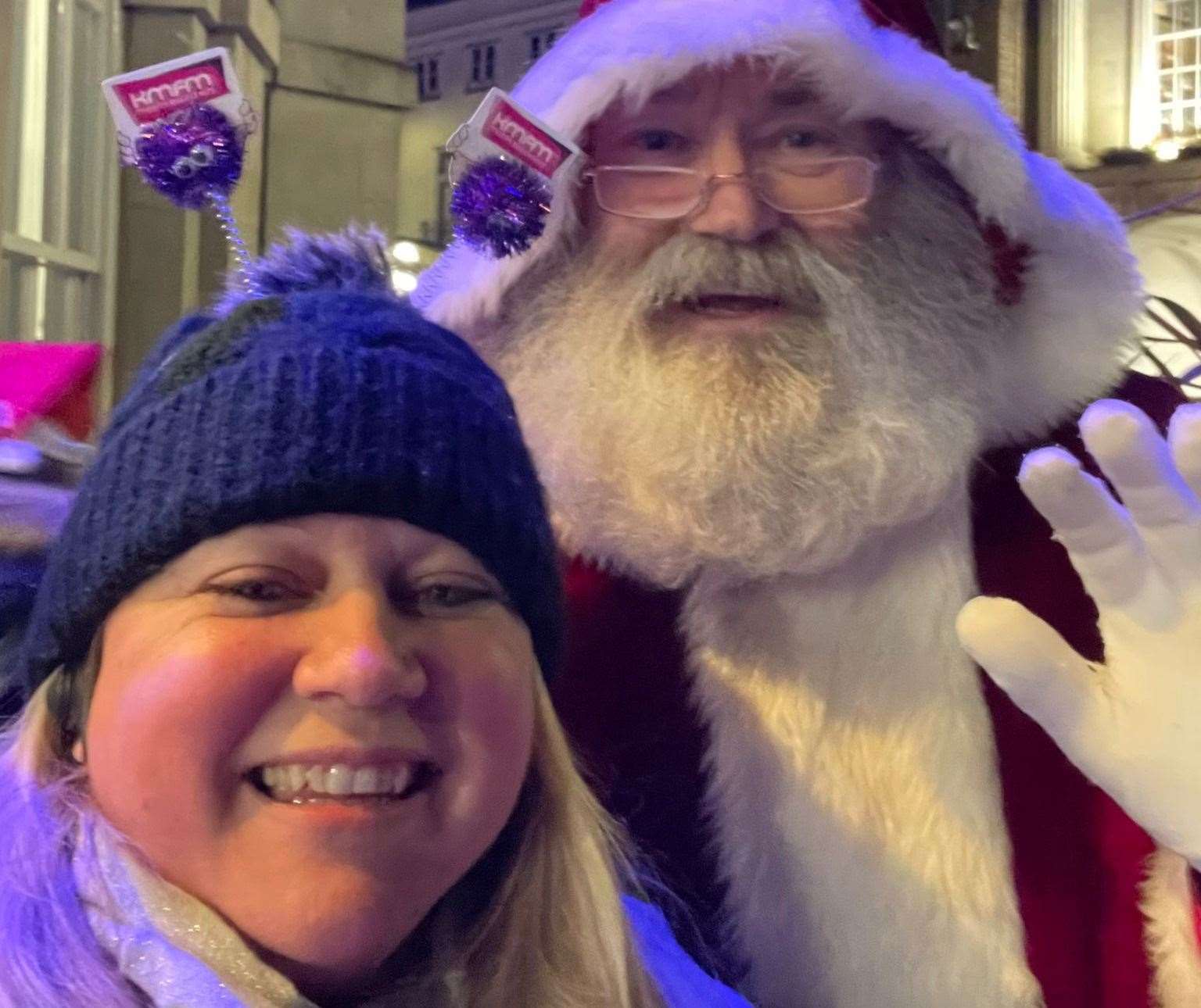 Attendees had the chance to pose with festive characters at last night's Christmas light switch-on in Maidstone. Picture: One Maidstone