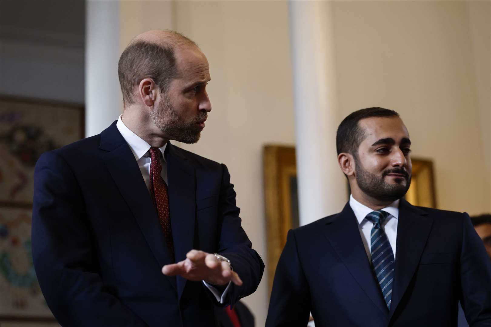 The Prince of Wales (left) and Theyazin bin Haitham are co-patrons of the Jewel of Arabia expedition (Benjamin Cremel/PA)