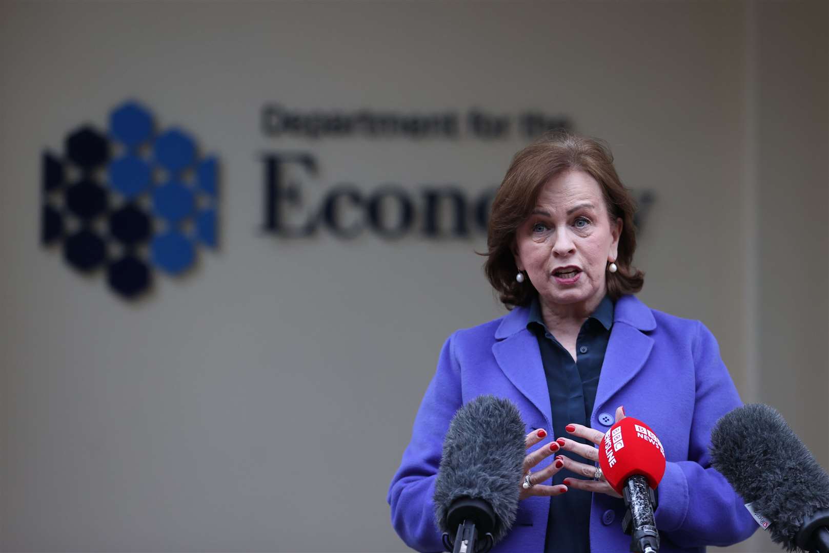 Stormont Economy Minister Diane Dodds (Liam McBurney/PA)