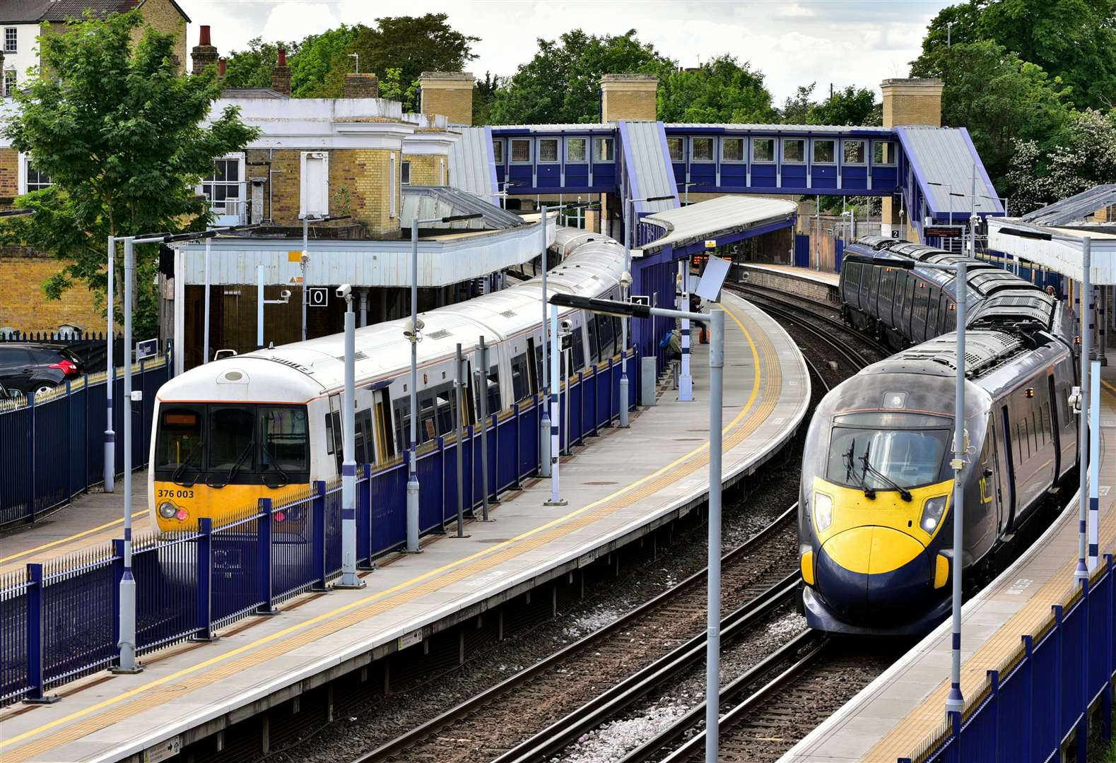 Rail services have been impacted this afternoon after a person was hit by a train between Woolwich Arsenal and Dartford. Picture: Southeastern