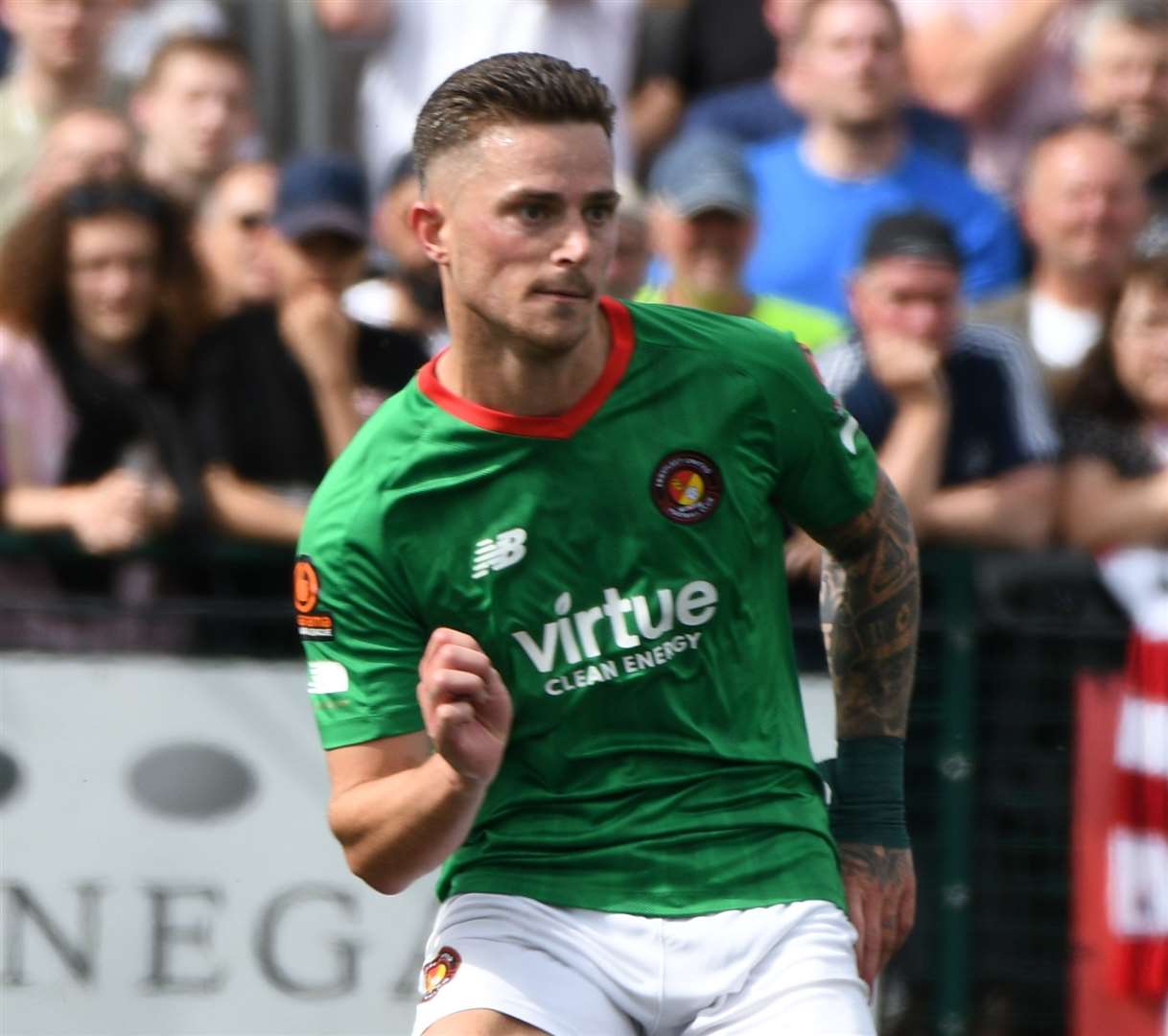 Ebbsfleet midfielder Jack Paxman is on board for the 2022-23 season Picture: Barry Goodwin