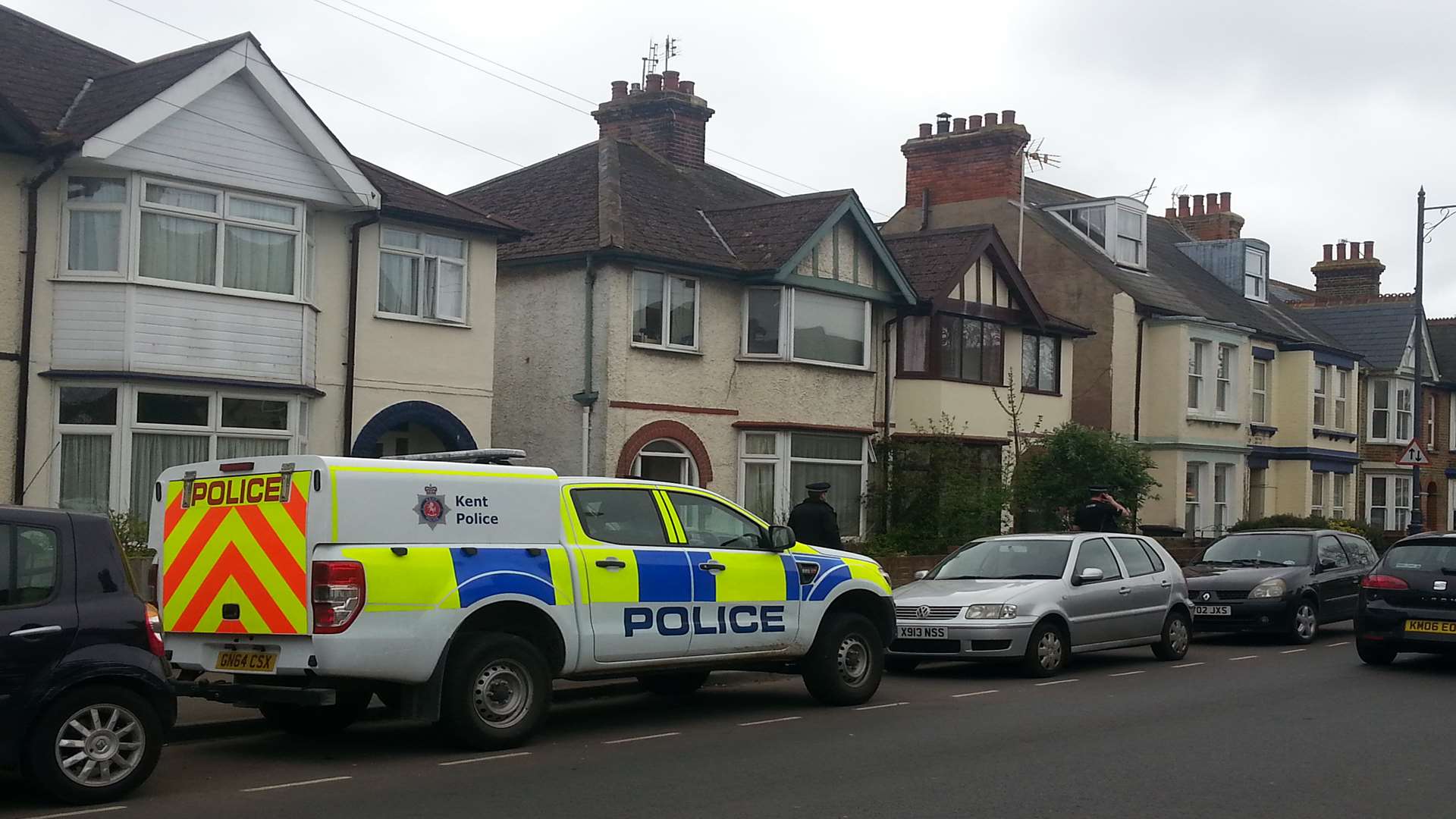 A man was arrested in Cromwell Road