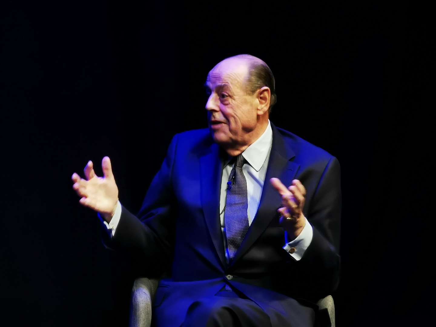 Sir Nicholas Soames described the graffiti as ‘disgusting’ (Tom Eden/PA)