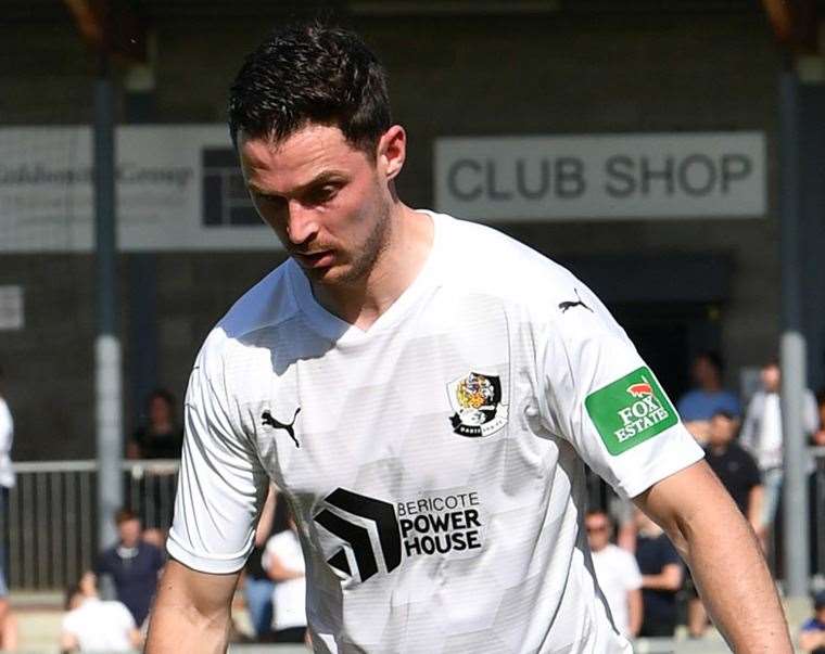 Dartford midfielder Luke Allen Picture: Keith Gillard