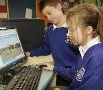 Pupils at Allhallows Primary School celebrating their Ofsted grading in 2007. Picture: PETER STILL