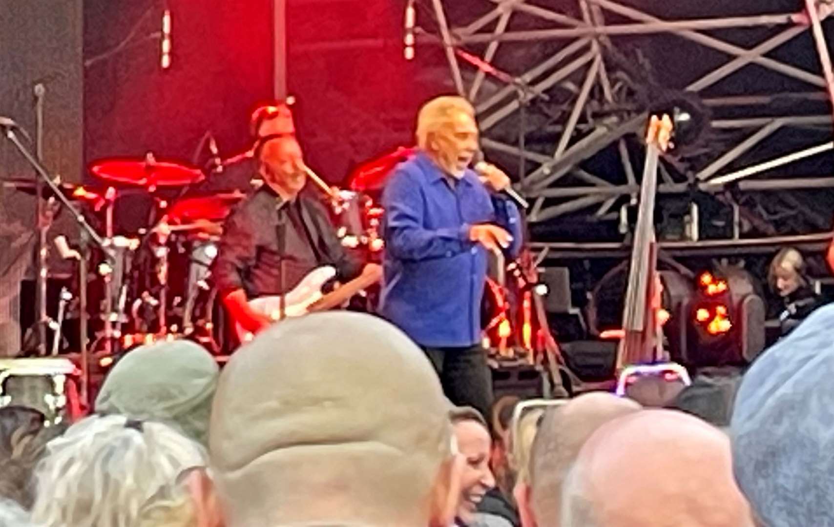 Tom Jones performing at Dreamland, Margate