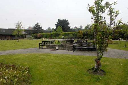 The immaculate Garden of Remembrance at Herne Bay Cemetery.