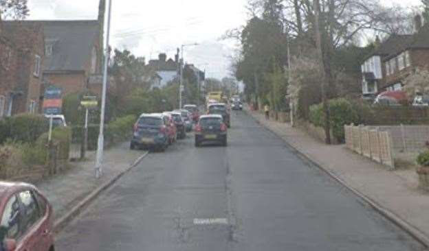 The A225 St John's Hill is closed. Picture: Google Street View