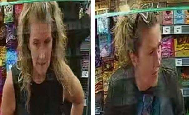 Police would like to speak to this woman. Picture: Kent Police