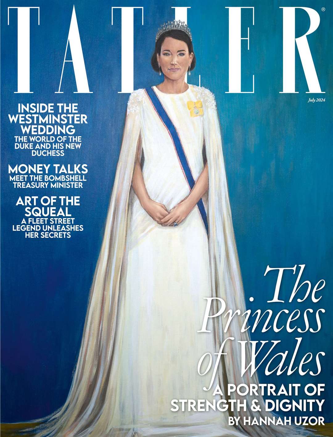 Tatler’s July 2024 cover features Hannah Uzor’s portrait of the Princess of Wales (Hannah Uzor/Tatler/PA)