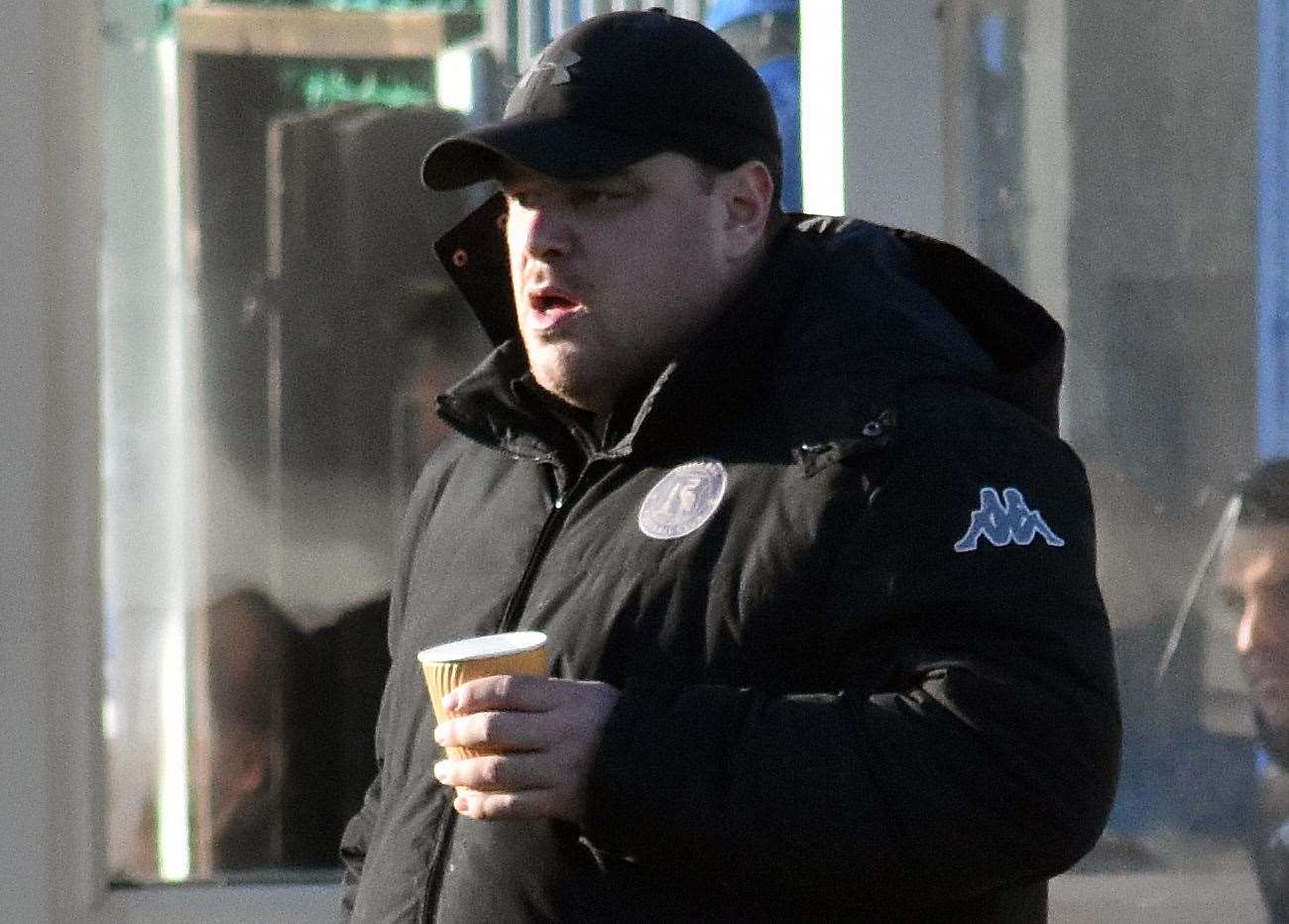 Herne Bay manager Ben Smith. Picture: Randolph File