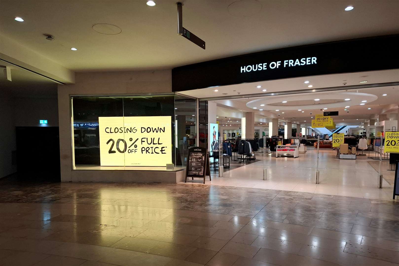 House of Fraser is leaving Bluewater after 25 years