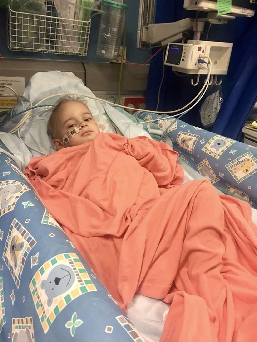 Liam Scott is coming to the end of a gruelling year of painful treatment for neuroblastoma – a very rare cancer (Family/PA)