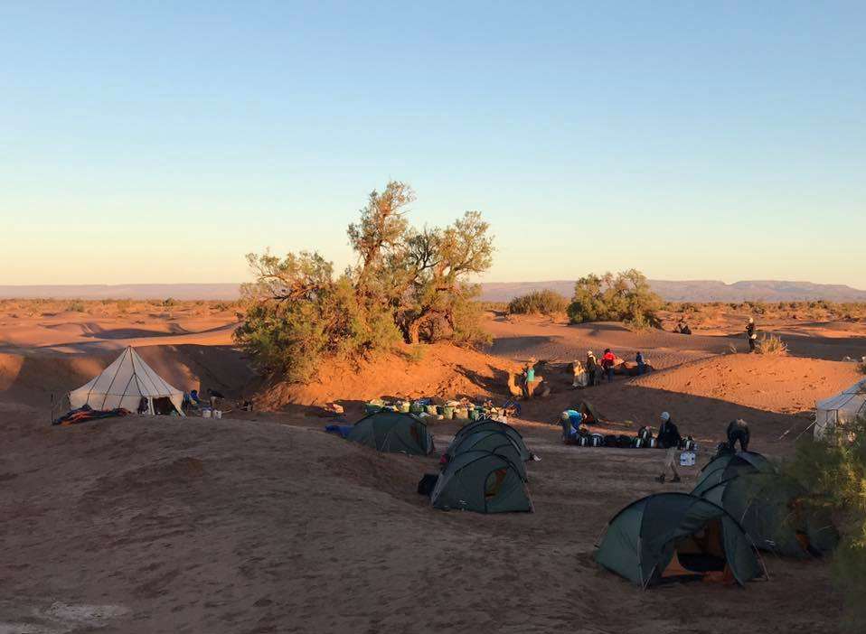 uisa Pearce and her team took part in a 100km crossing of the Sahara desert