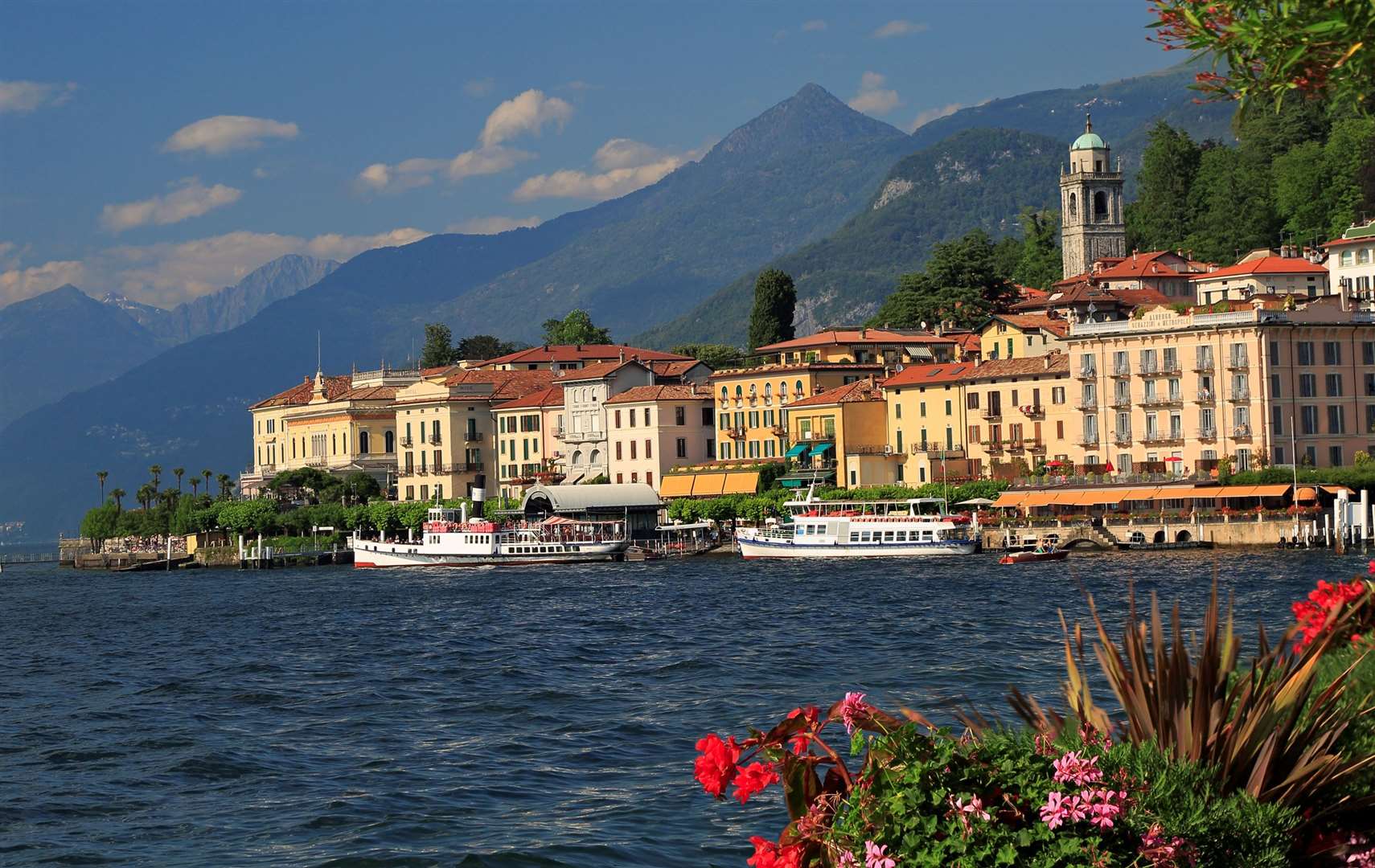 A Gillingham fan was injured in a brawl in Como last night