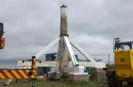 The windmill's structure has been strengthened. Picture: TERRY SCOTT