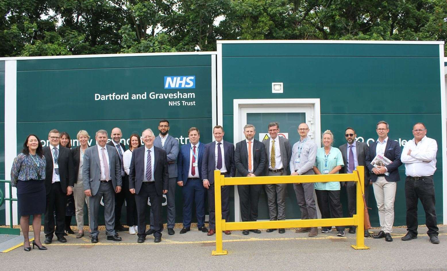 A temporary CDC opened in November 2023. Picture: Dartford and Gravesham NHS Trust