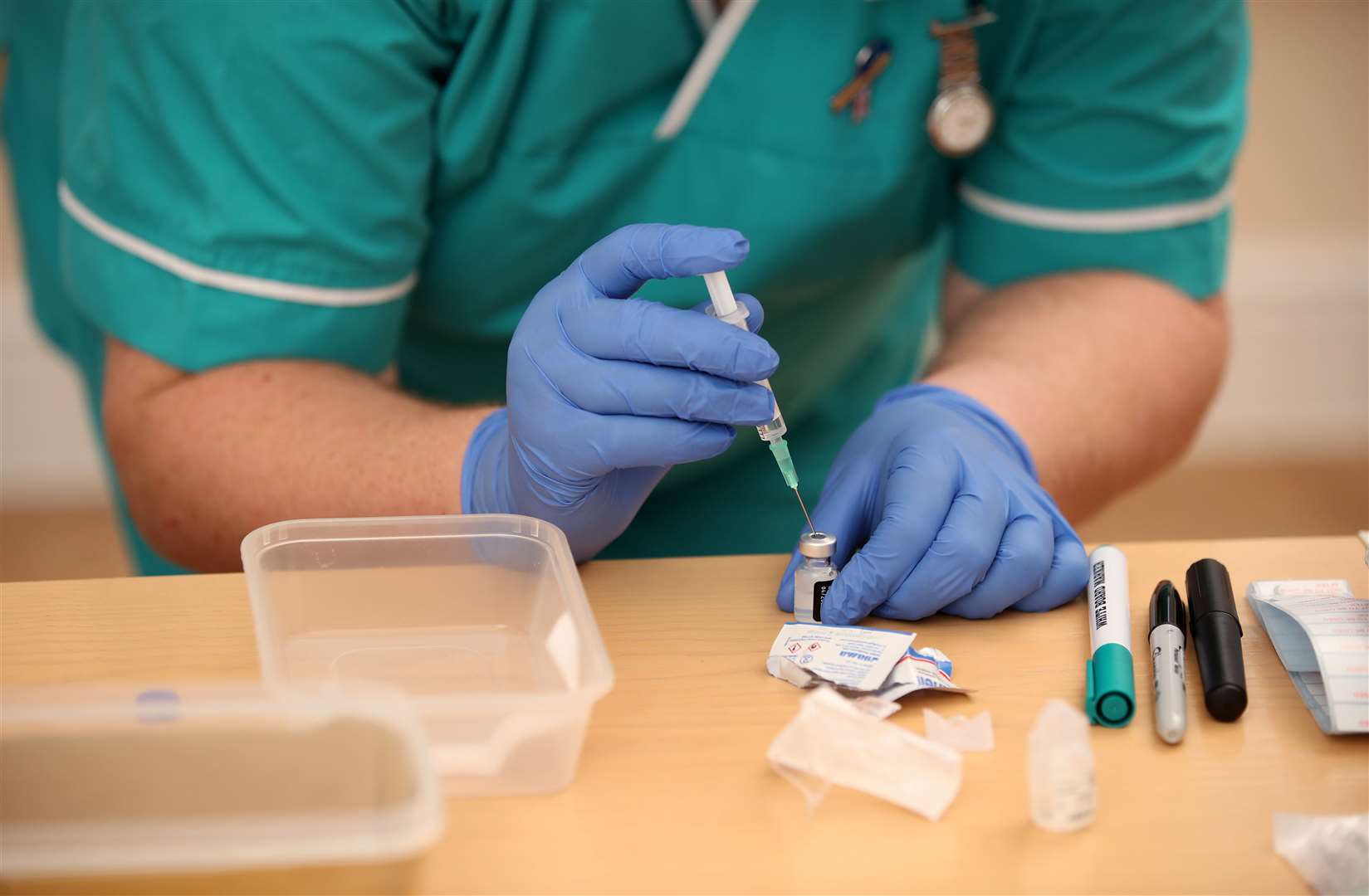 Residents at more than 10,000 care homes with older residents have been offered the jab (Nick Potts/PA)