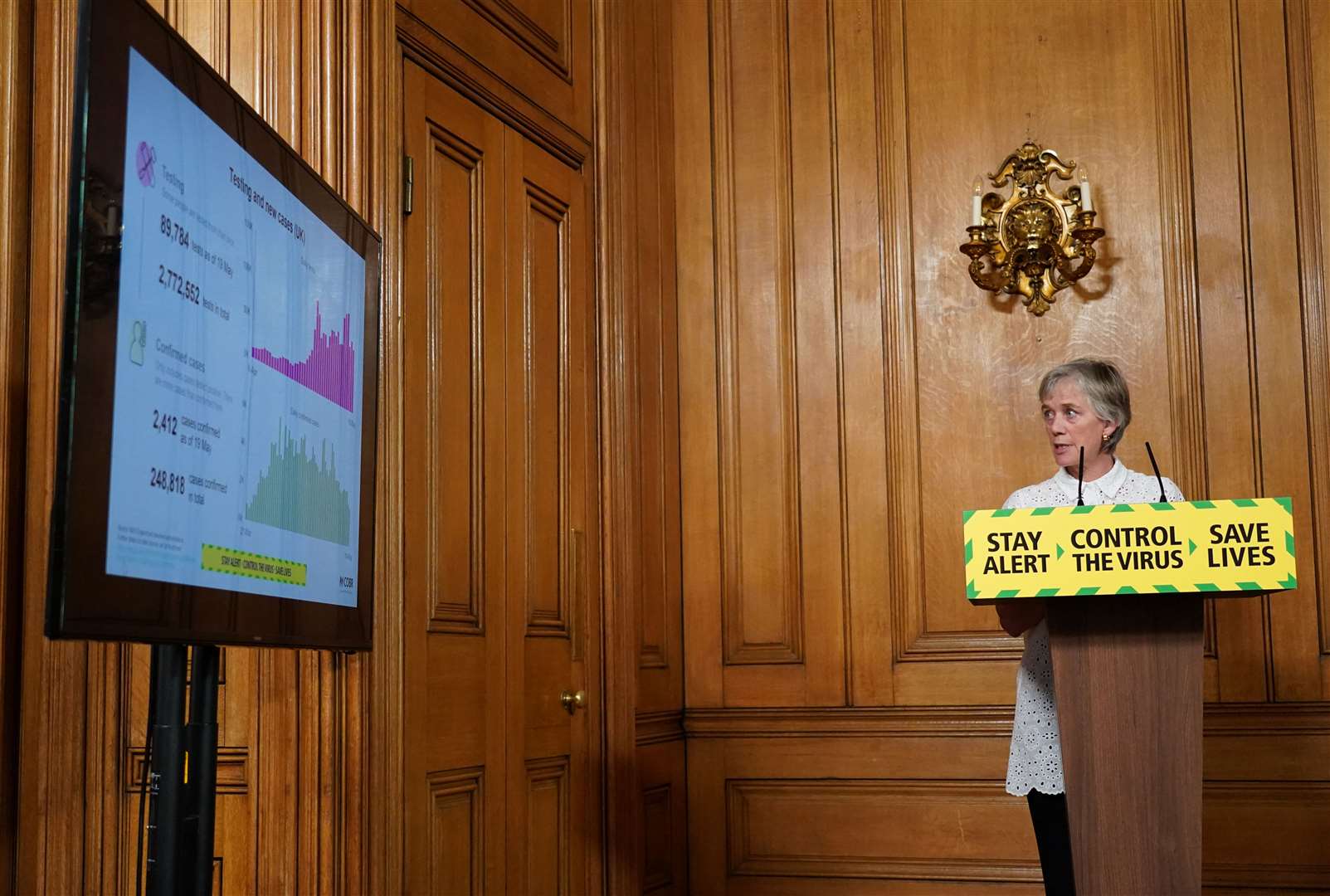 Deputy chief scientific adviser Professor Dame Angela McLean (Pippa Fowles/10 Downing Street/Crown Copyright/PA)