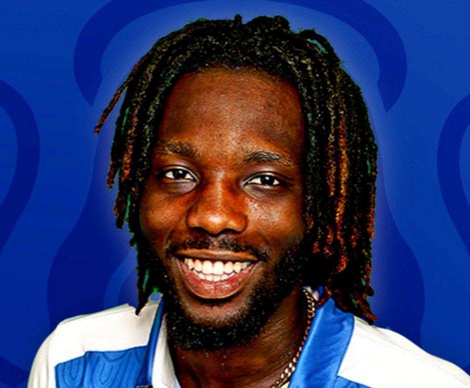 Joe Boachie, seen here in his Tonbridge days, scored twice for Sittingbourne in their FA Trophy win over Enfield. Picture: TAFC