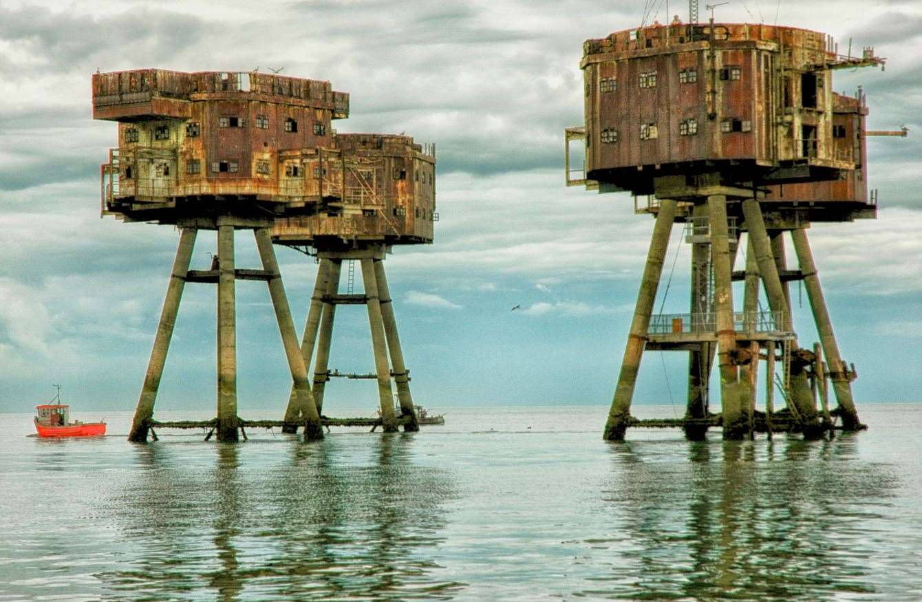 The Red Sands Forts. Picture: Gerry Atkinson