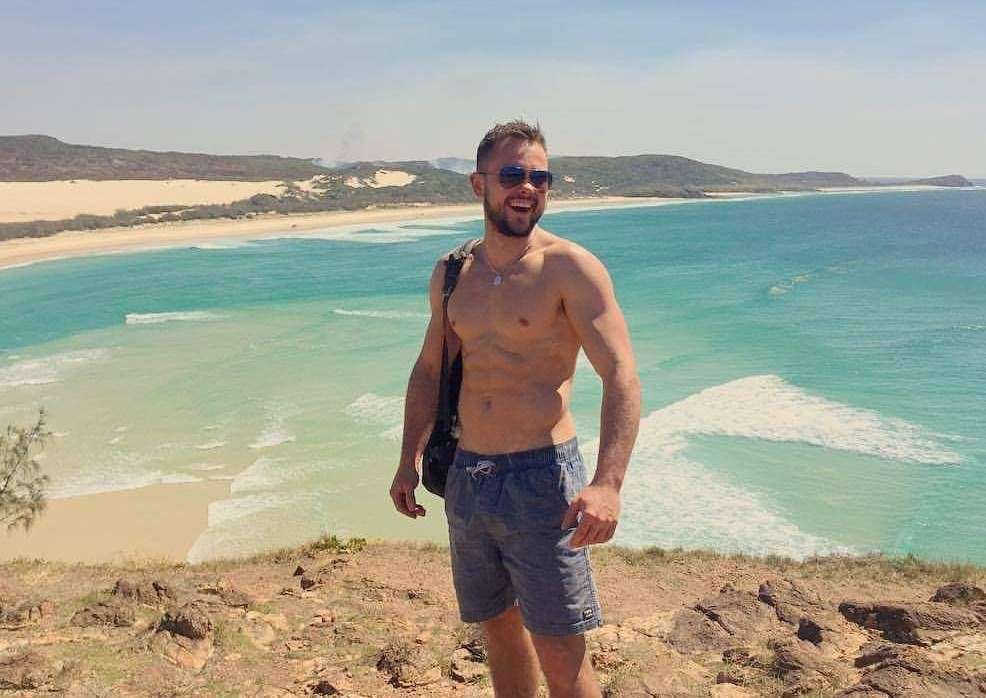 Joe in Australia before the attack