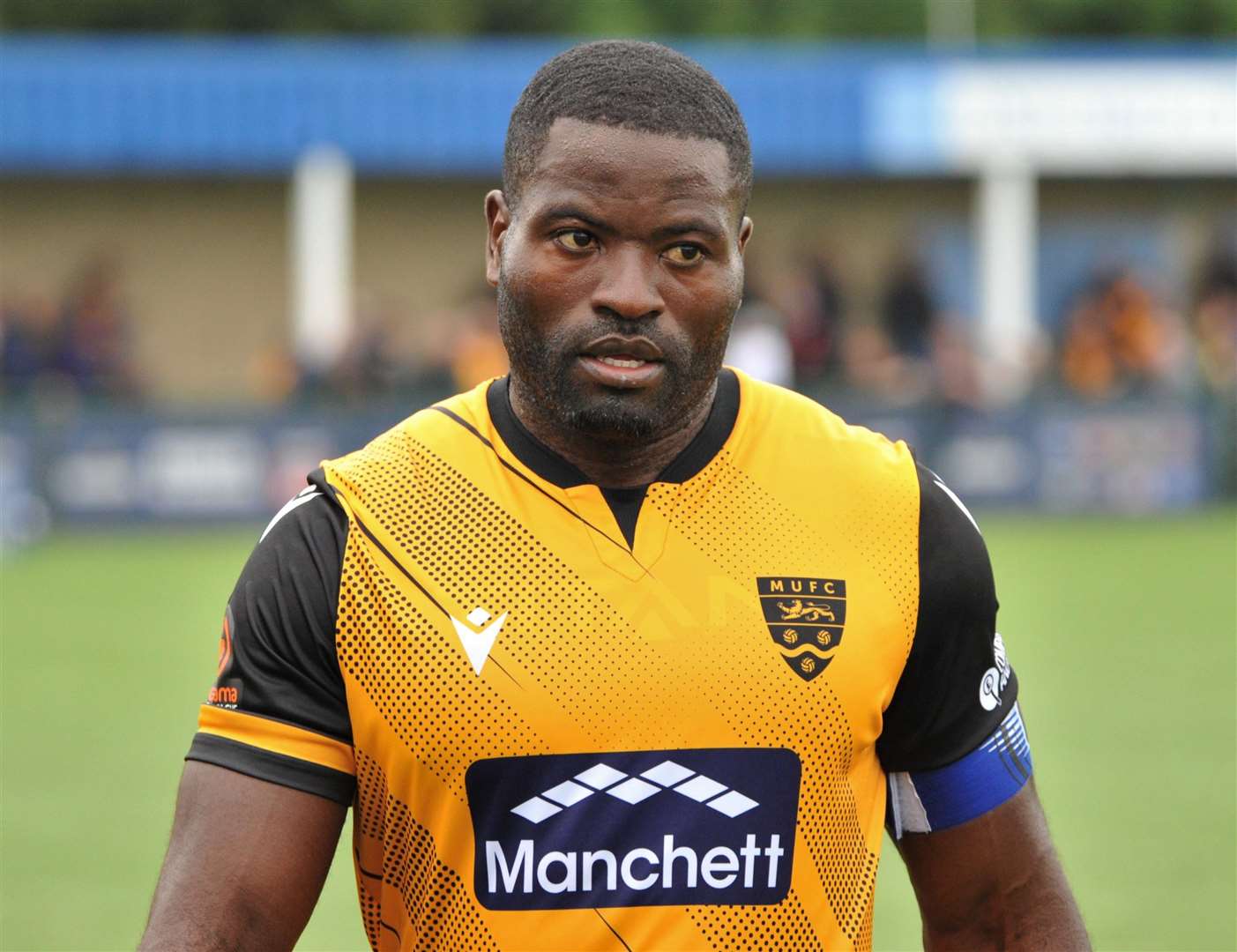 Maidstone United captain George Elokobi Picture: Steve Terrell